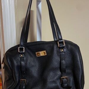 Michael Kor’s Black Leather Handbag
